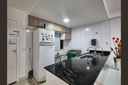 Cozinha de apartamento para alugar com 1 quarto, 45m² em Recreio dos Bandeirantes, Rio de Janeiro
