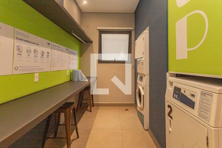 Studio para alugar com 33m², 1 quarto e sem vaga Studio para alugar com 33m², 1 quarto e sem vagaLavanderia