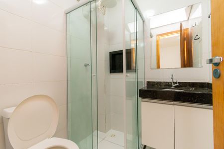 Banheiro de kitnet/studio à venda com 1 quarto, 43m² em Vila Prudente, São Paulo