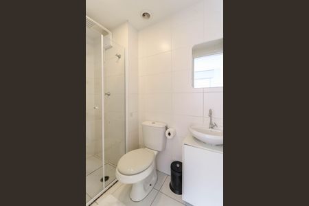 Apartamento para alugar com 28m², 1 quarto e sem vaga Apartamento para alugar com 28m², 1 quarto e sem vagaBanheiro da Suíte