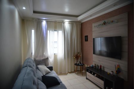 Sala de apartamento à venda com 2 quartos, 60m² em Vila Valparaíso, Santo André