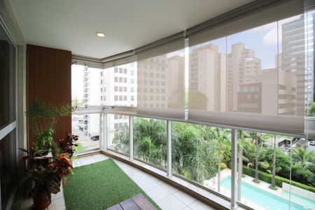 Varanda da Sala de apartamento à venda com 2 quartos, 95m² em Vila Olímpia, São Paulo