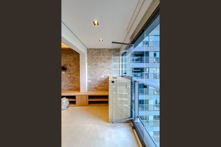 Varanda da Sala de kitnet/studio à venda com 1 quarto, 40m² em Vila Mariana, São Paulo