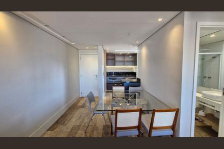 Sala de apartamento para alugar com 2 quartos, 52m² em Vila Scarpelli, Santo André