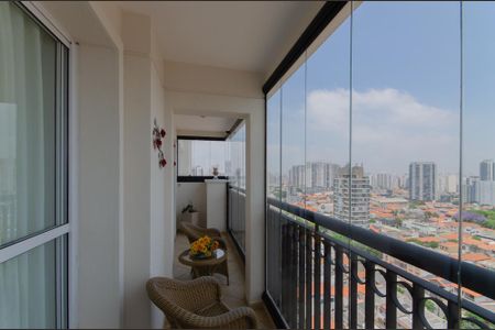 Varanda da Sala de apartamento para alugar com 4 quartos, 220m² em Vila Dom Pedro I, São Paulo