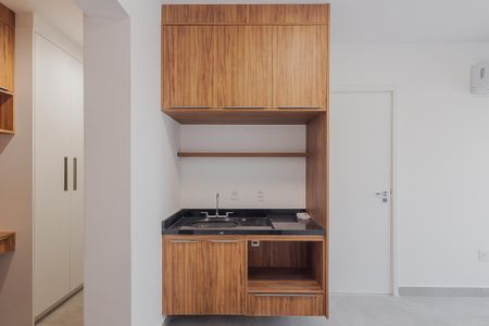 Cozinha de kitnet/studio para alugar com 1 quarto, 28m² em Perdizes, São Paulo