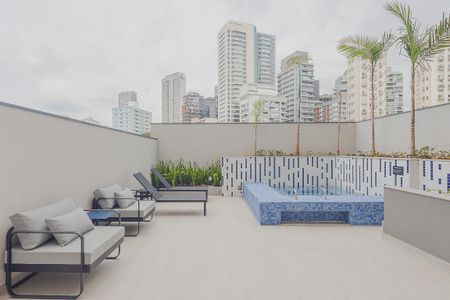 Studio para alugar com 28m², 1 quarto e 1 vagaPiscina
