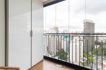 Varanda de apartamento à venda com 1 quarto, 43m² em Moema, São Paulo