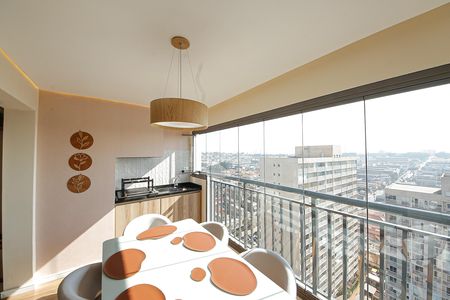 Varanda da Sala de apartamento à venda com 3 quartos, 80m² em Vila Ema, São Paulo