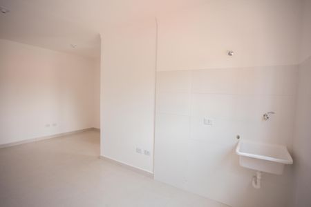 Sala/Cozinha de kitnet/studio para alugar com 1 quarto, 31m² em Carandiru, São Paulo