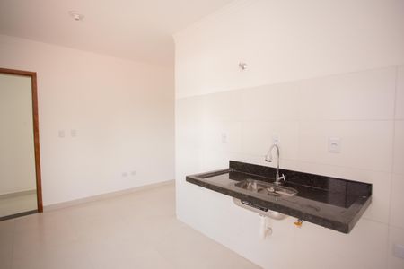 Sala/Cozinha de kitnet/studio para alugar com 1 quarto, 27m² em Carandiru, São Paulo