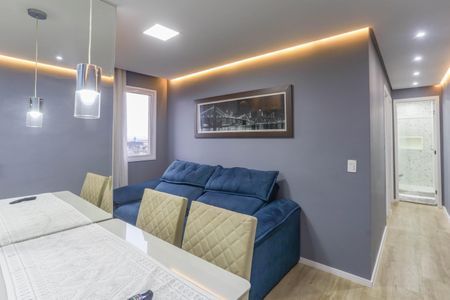 Sala de apartamento à venda com 2 quartos, 45m² em Piraporinha, Diadema