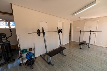 Apartamento para alugar com 40m², 1 quarto e 1 vaga Apartamento para alugar com 40m², 1 quarto e 1 vagaÁrea comum - Academia