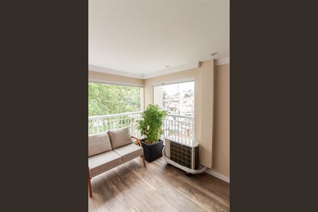 Varanda da Sala de apartamento à venda com 3 quartos, 97m² em Vila Leonor, São Paulo