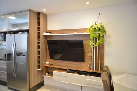 Sala de apartamento à venda com 2 quartos, 50m² em Vila Camilópolis, Santo André