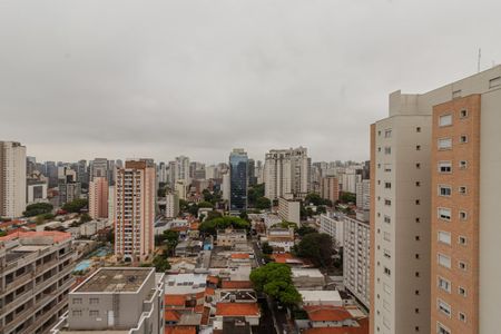 Vista da Varanda de kitnet/studio para alugar com 1 quarto, 25m² em Vila Olímpia, São Paulo