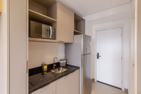 Cozinha de kitnet/studio para alugar com 1 quarto, 25m² em Vila Olímpia, São Paulo