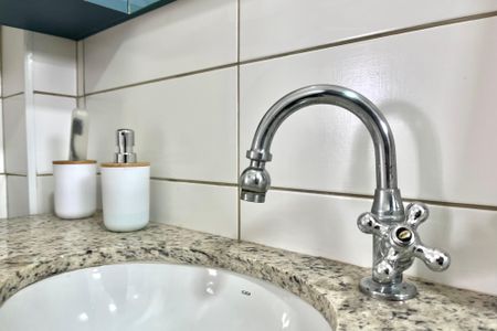 Apartamento à venda com 46m², 1 quarto e 1 vaga Apartamento à venda com 46m², 1 quarto e 1 vagaBanheiro da Suíte