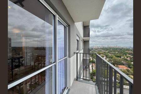 Apartamento para alugar com 27m², 1 quarto e sem vagaSacada