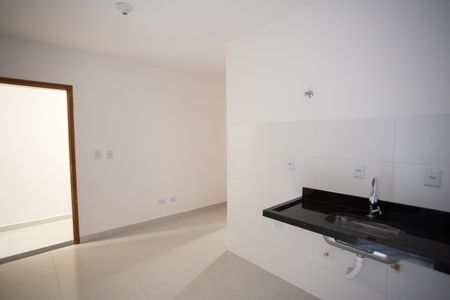 Sala/Cozinha de kitnet/studio para alugar com 1 quarto, 27m² em Carandiru, São Paulo
