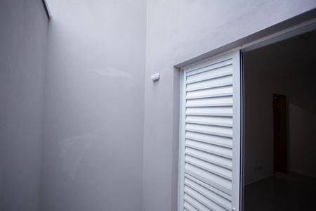 Varanda da Sala/Cozinha de kitnet/studio para alugar com 1 quarto, 31m² em Carandiru, São Paulo