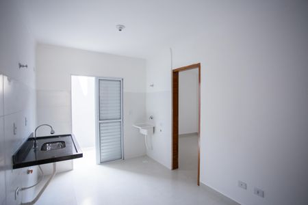 Sala/Cozinha de kitnet/studio para alugar com 1 quarto, 31m² em Carandiru, São Paulo