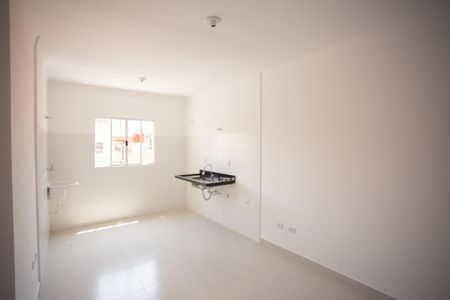 Sala/Cozinha de kitnet/studio para alugar com 1 quarto, 31m² em Carandiru, São Paulo