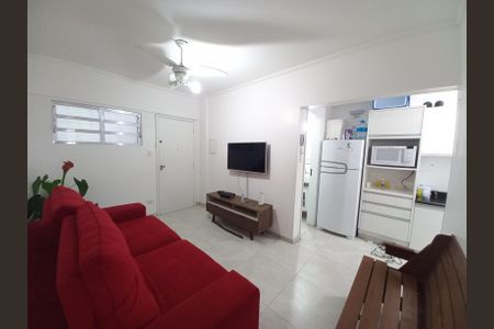 Sala de apartamento para alugar com 2 quartos, 120m² em Itararé, São Vicente