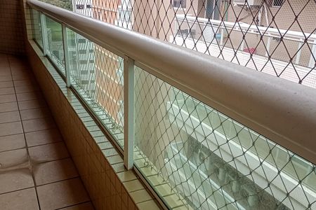 Varanda Sala de apartamento para alugar com 2 quartos, 90m² em Canto do Forte, Praia Grande