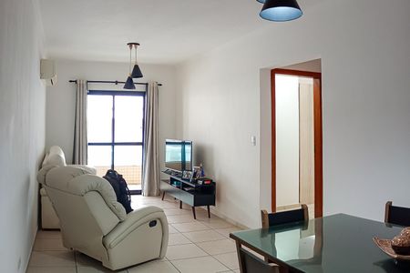 Sala de apartamento para alugar com 2 quartos, 90m² em Canto do Forte, Praia Grande