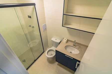 Banheiro Social de kitnet/studio para alugar com 1 quarto, 30m² em Vila Santa Catarina, São Paulo