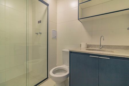 Banheiro Social de kitnet/studio para alugar com 1 quarto, 30m² em Vila Santa Catarina, São Paulo