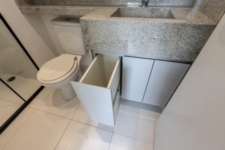 Apartamento para alugar com 28m², 1 quarto e sem vagaBanheiro da Suíte