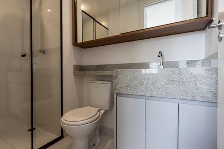 Apartamento para alugar com 28m², 1 quarto e sem vagaBanheiro da Suíte