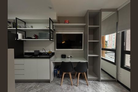 Studio de kitnet/studio para alugar com 1 quarto, 21m² em Indianópolis, São Paulo