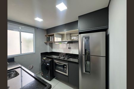 Cozinha de apartamento para alugar com 1 quarto, 42m² em Feitoria, São Leopoldo