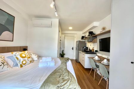 Studio à venda com 24m², 1 quarto e sem vagaSala/Quarto