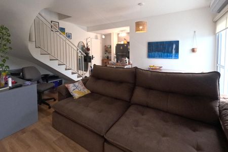 Sala de apartamento para alugar com 2 quartos, 88m² em José Menino, Santos