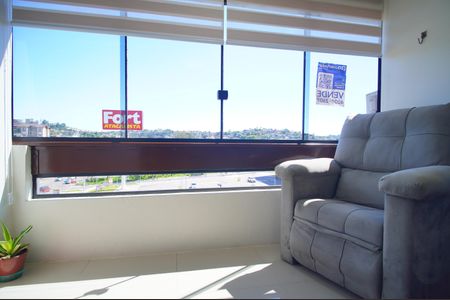 varanda da sala de apartamento para alugar com 2 quartos, 73m² em Vila Rosa, Novo Hamburgo