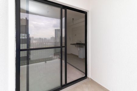 Sacada da Sala de apartamento à venda com 2 quartos, 36m² em Barra Funda, São Paulo