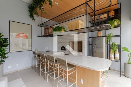 Studio para alugar com 30m², 1 quarto e sem vaga Studio para alugar com 30m², 1 quarto e sem vagaÁrea comum - Churrasqueira