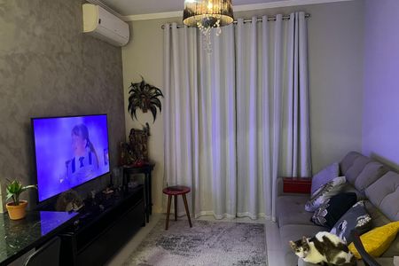 Sala de casa de condomínio para alugar com 2 quartos, 98m² em Gonzaga, Santos