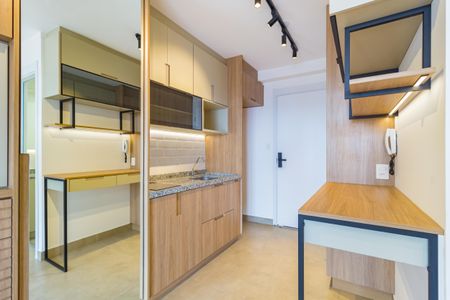 Studio à venda com 26m², 1 quarto e 1 vaga Studio à venda com 26m², 1 quarto e 1 vagaCozinha