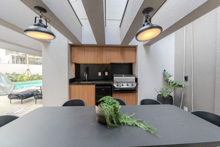 Apartamento para alugar com 24m², 1 quarto e sem vaga Apartamento para alugar com 24m², 1 quarto e sem vagaÁrea comum - Churrasqueira