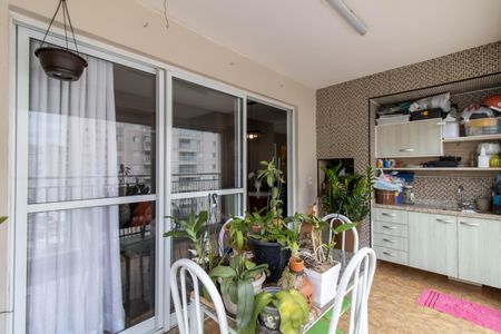 Varanda Gourmet de apartamento à venda com 3 quartos, 86m² em Vila Augusta, Guarulhos