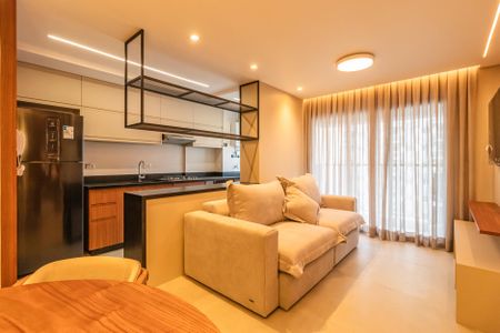 Apartamento para alugar com 54m², 1 quarto e 1 vaga Apartamento para alugar com 54m², 1 quarto e 1 vagaSala