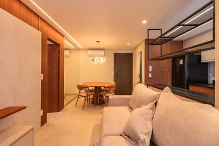 Apartamento para alugar com 54m², 1 quarto e 1 vaga Apartamento para alugar com 54m², 1 quarto e 1 vagaSala