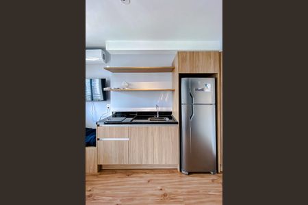 Studio para alugar com 32m², 1 quarto e sem vaga Studio para alugar com 32m², 1 quarto e sem vagaCozinha