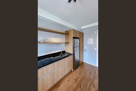 Studio para alugar com 32m², 1 quarto e sem vaga Studio para alugar com 32m², 1 quarto e sem vagaCozinha