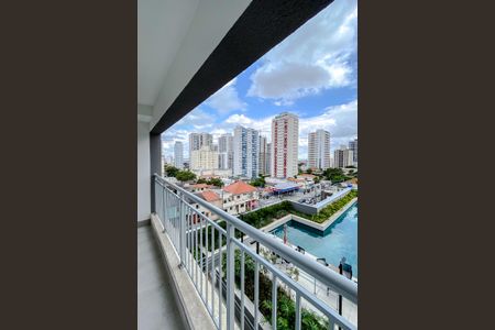 Studio para alugar com 32m², 1 quarto e sem vaga Studio para alugar com 32m², 1 quarto e sem vagaVaranda